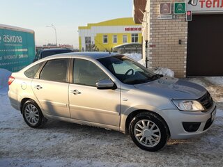2014 Lada (ВАЗ) Granta I, серебристый, 510000 рублей, вид 2