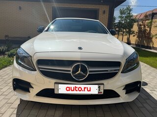 2021 Mercedes-Benz C-Класс AMG 43 AMG IV (W205) Рестайлинг, белый, 5800000 рублей, вид 4