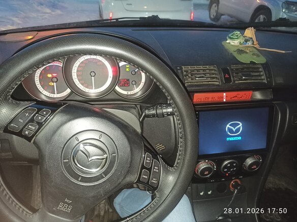 2008 Mazda 3 I (BK) Рестайлинг, чёрный, 1399000 рублей - вид 6