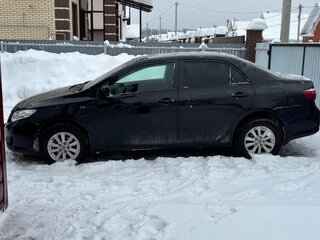 2008 Toyota Corolla X (E140, E150), чёрный, 599000 рублей, вид 4