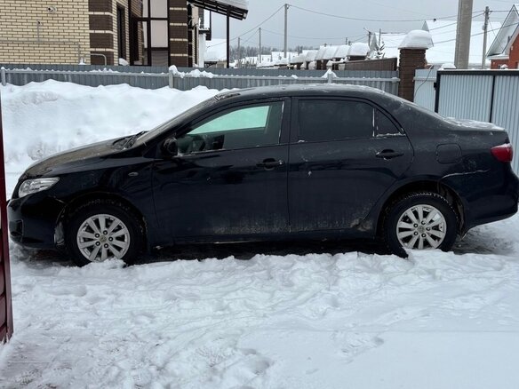 2008 Toyota Corolla X (E140, E150), чёрный, 599000 рублей - вид 3