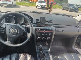 2008 Mazda 3 I (BK) Рестайлинг, чёрный, 540000 рублей, вид 3