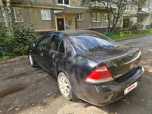 2008 Nissan Almera Classic I, чёрный, 400000 рублей - вид 6