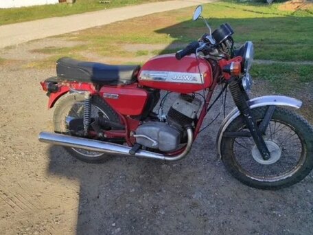 1976 Jawa 350/634, красный, 100000 рублей, вид 3