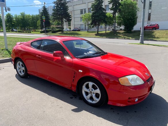 2006 Hyundai Coupe II (GK), красный, 700000 рублей - вид 1