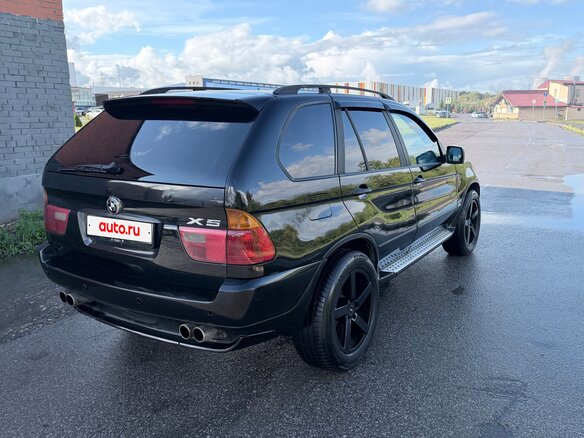 2001 BMW X5 3.0i I (E53), чёрный - вид 7