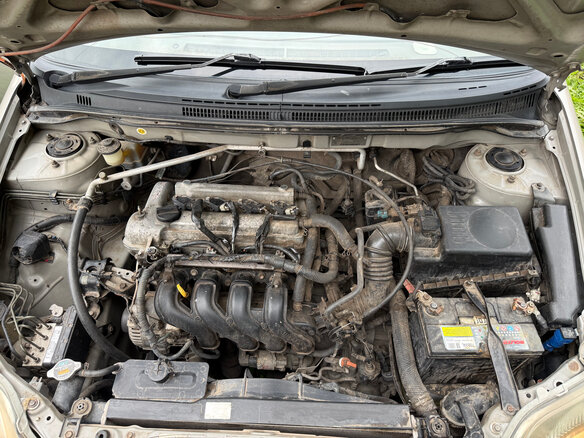 2002 Toyota Corolla IX (E120, E130), серый, 750000 рублей - вид 18
