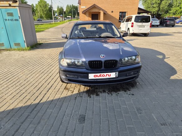 1998 BMW 3 серии 318i IV (E46), голубой, 550000 рублей - вид 2