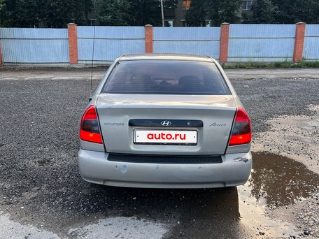 2008 Hyundai Accent ТагАЗ II, бежевый, 100000 рублей, вид 3