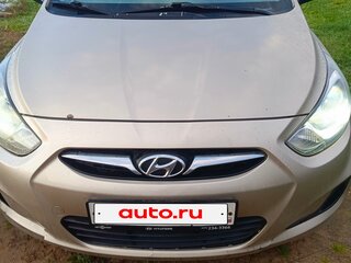 2014 Hyundai Solaris I, бежевый, 680000 рублей, вид 1