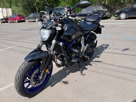 2014 Yamaha MT-07 (FZ-07), серый, 640000 рублей, вид 4
