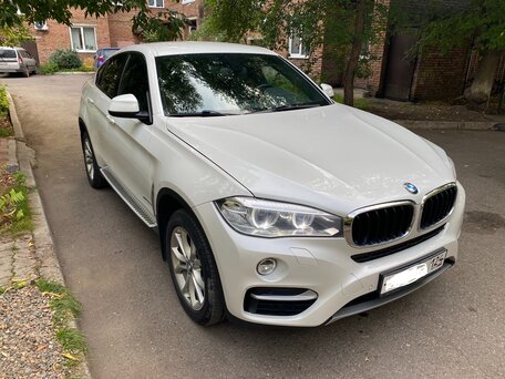2015 BMW X6 30d II (F16), белый, 3400000 рублей, вид 3