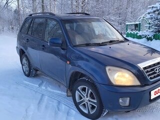 2009 Chery Tiggo (T11) I, синий, 420000 рублей, вид 3