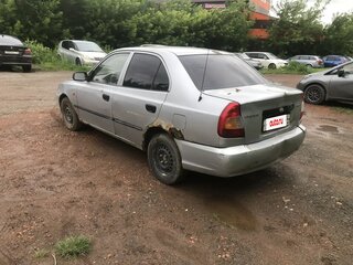 2003 Hyundai Accent II, серый, 115000 рублей, вид 2