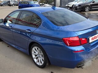 2014 BMW 5 серии 550i xDrive VI (F10/F11/F07) Рестайлинг, синий, 2900000 рублей, вид 5