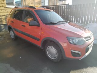 2015 Lada (ВАЗ) Kalina II, оранжевый, 490000 рублей, вид 4