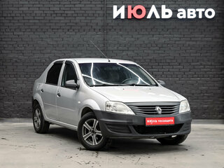 2013 Renault Logan I Рестайлинг, серебристый, 220000 рублей, вид 3