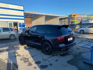 2008 Porsche Cayenne Turbo I Рестайлинг (957), чёрный, 1750000 рублей, вид 5