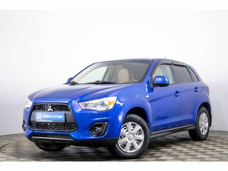 2014 Mitsubishi ASX I Рестайлинг, синий, 1149000 рублей, вид 3