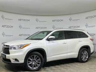 2014 Toyota Highlander III (XU50), белый, 2497700 рублей, вид 1