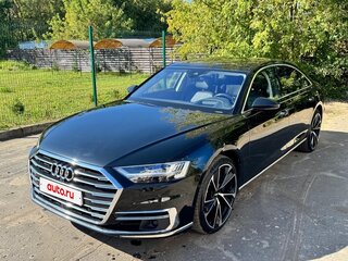 2018 Audi A8 Long 60 TFSI IV (D5), чёрный, 4800000 рублей, вид 1