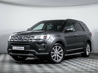 2018 Ford Explorer V Рестайлинг 2, серый, 2950000 рублей, вид 1