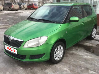 2012 Skoda Fabia II Рестайлинг, зелёный, 310000 рублей, вид 5