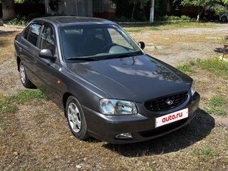 2005 Hyundai Accent ТагАЗ II, серый, 410000 рублей, вид 3