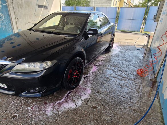 2005 Mazda 6 I (GG) Рестайлинг, чёрный, 430000 рублей - вид 3