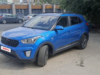2021 Hyundai Creta I Рестайлинг, синий, 1741000 рублей, вид 5