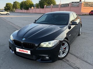 2014 BMW 5 серии 520i VI (F10/F11/F07) Рестайлинг, чёрный, 1750000 рублей, вид 1
