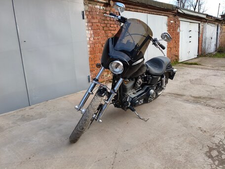 2004 Harley-Davidson Dyna Super Glide, чёрный, 815000 рублей, вид 2