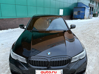 2021 BMW 3 серии 320d xDrive VII (G2x), чёрный, 4450000 рублей, вид 2