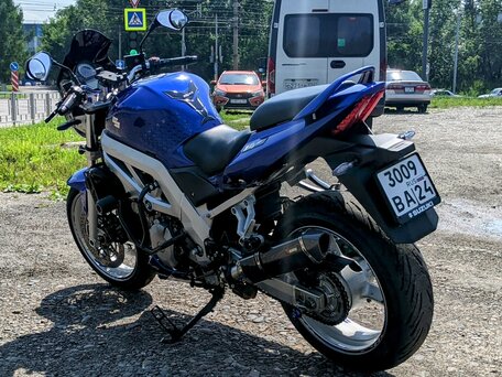 2003 Suzuki SV 1000, синий, 420000 рублей, вид 3