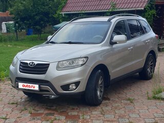 2012 Hyundai Santa Fe II Рестайлинг, серебристый, 1520000 рублей, вид 1