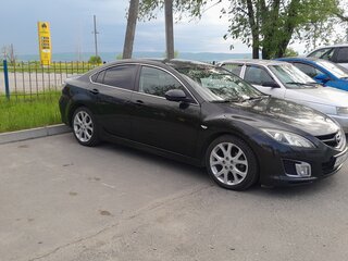 2008 Mazda 6 II (GH), чёрный, 899000 рублей, вид 3