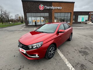 2018 Lada (ВАЗ) Vesta I, красный, 950000 рублей, вид 4