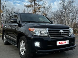 2013 Toyota Land Cruiser 200 Series Рестайлинг 1, чёрный, 4400000 рублей, вид 2
