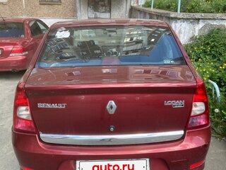 2011 Renault Logan I Рестайлинг, красный, 530000 рублей, вид 4