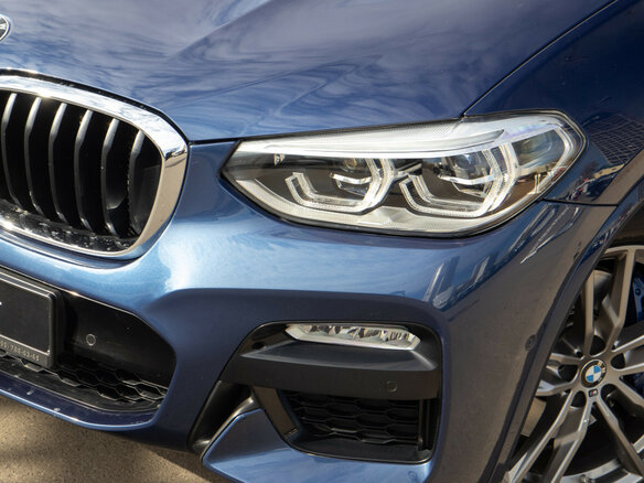 2019 BMW X3 30i xDrive III (G01), голубой, 3748000 рублей - вид 21