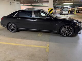 2019 Mercedes-Benz Maybach S-Класс 560 I (X222) Рестайлинг, чёрный, 5000000 рублей, вид 3
