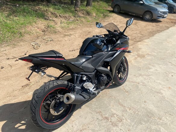 2015 Yamaha YZF-R25, чёрный, 349000 рублей - вид 2
