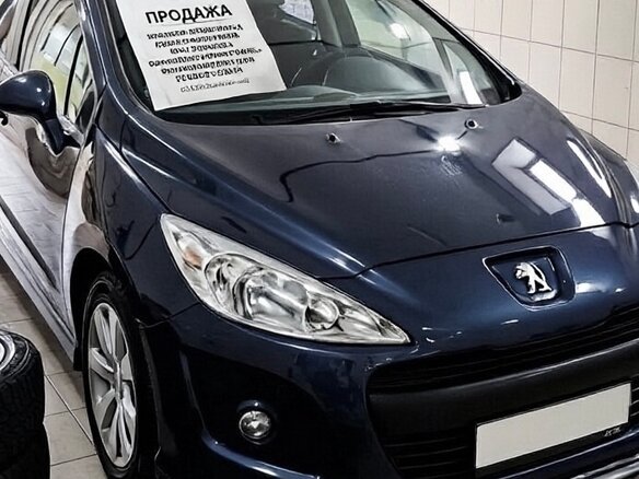 2008 Peugeot 308 I, синий, 375000 рублей