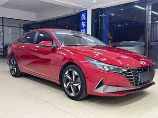2022 Hyundai Elantra VII (CN7), красный, 1866000 рублей, вид 3