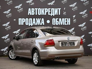 2019 Volkswagen Polo V Рестайлинг, бежевый, 990000 рублей, вид 5