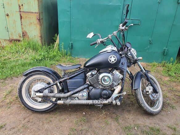 1999 Yamaha XVS400 Drag Star, чёрный, 220666 рублей - вид 9