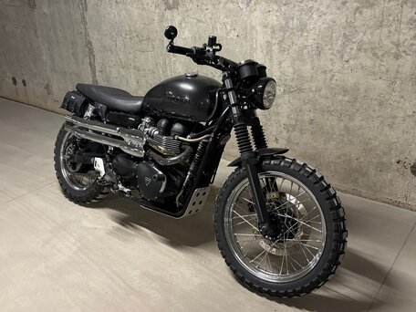 2010 Triumph Scrambler, серый, 650000 рублей, вид 3