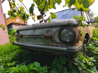 1990 ЗАЗ 968 М, жёлтый, 9000 рублей, вид 1