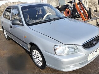 2005 Hyundai Accent ТагАЗ II, серебристый, 280000 рублей, вид 5