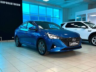 2020 Hyundai Solaris II Рестайлинг, синий, 1829000 рублей, вид 4